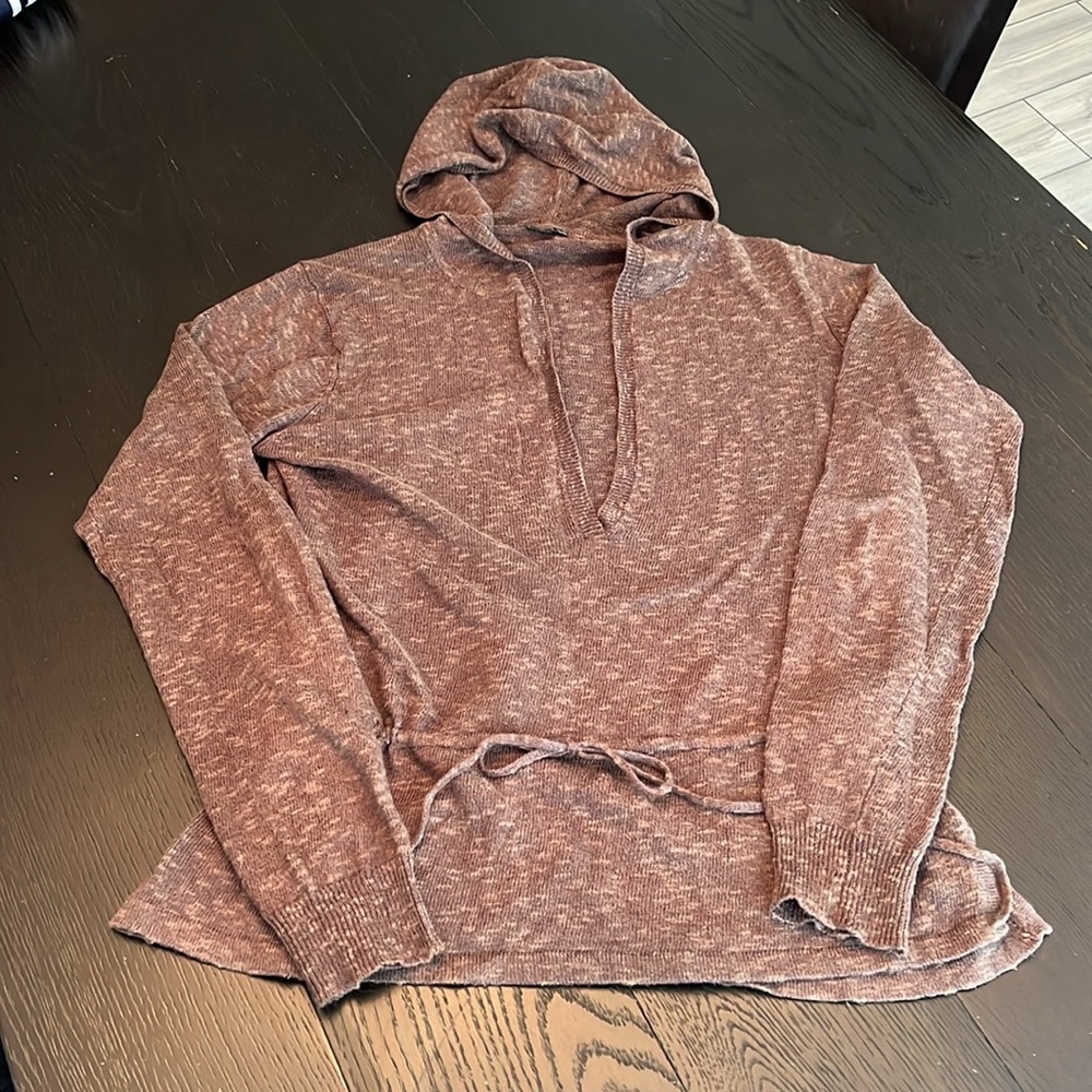 Women’s Theory Brown Hooded Sweater